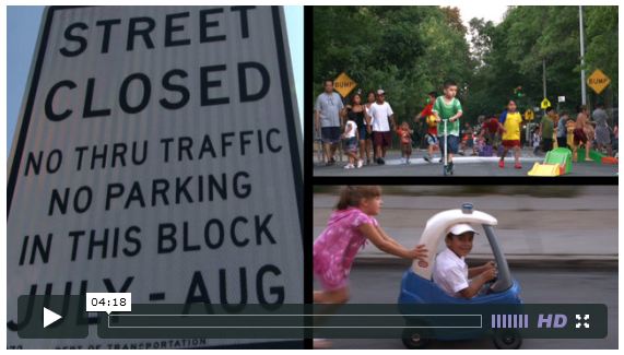 A car-free street grows in Queens